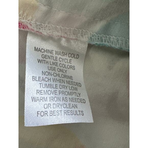 S.L.B Pleated A-Line Skirt 12 Pink Blue Yellow Polka Dots Casual Fun Kidcore - Picture 6 of 8